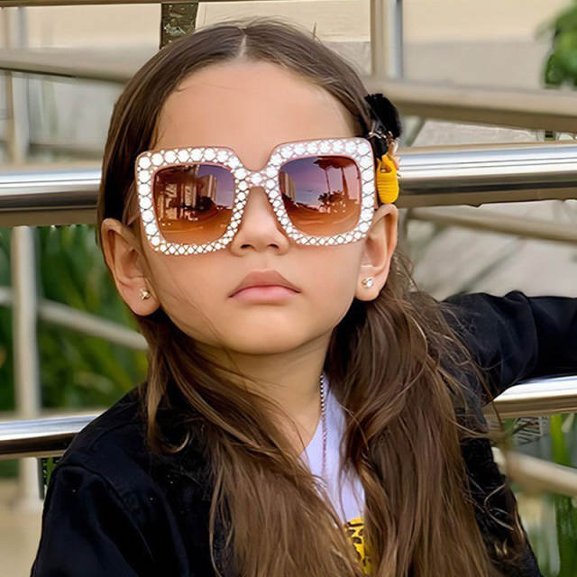 Holiday party diamond colorful sunglasses for kids