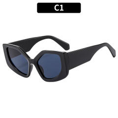 Personality unique shape frame sunglasses