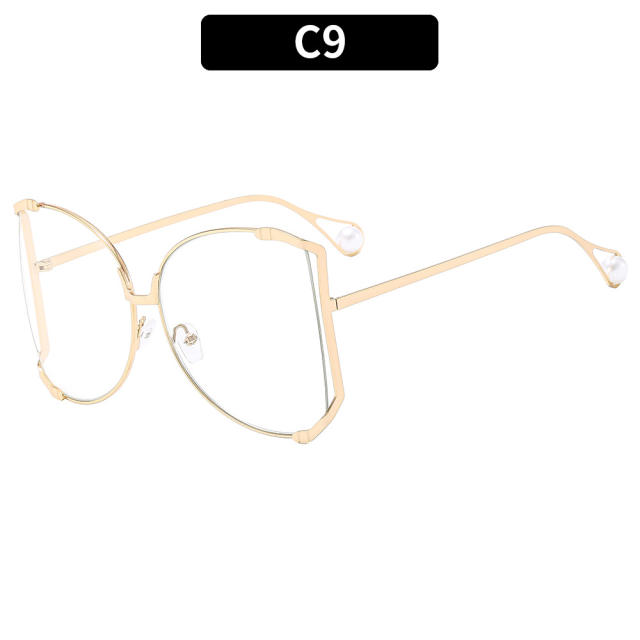 Oversized pearl bead women sunglasses