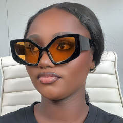 Personality unique shape frame sunglasses