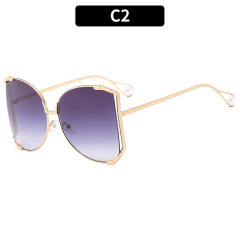 Oversized pearl bead women sunglasses