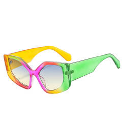 Personality unique shape frame sunglasses