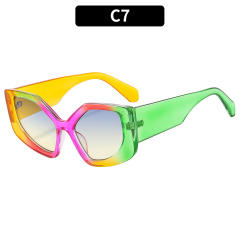 Personality unique shape frame sunglasses
