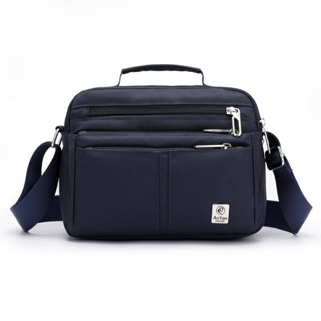 Large size nylon material crossbody bag handbag