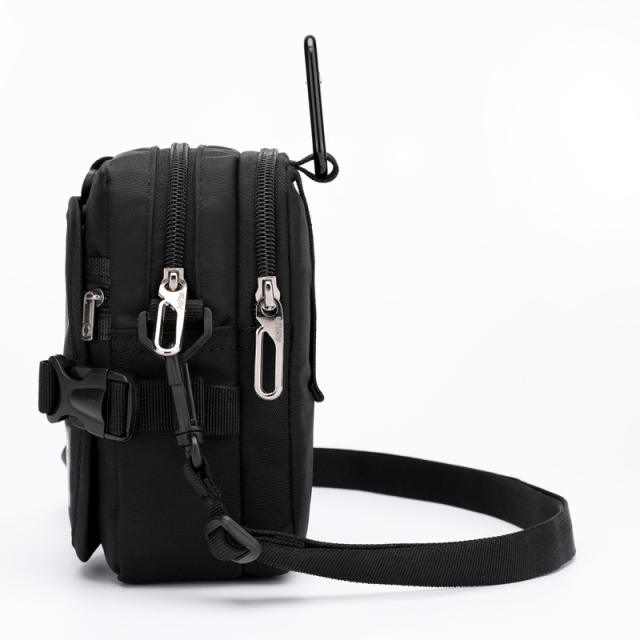Multi function oxford cloth small size waist bag for men
