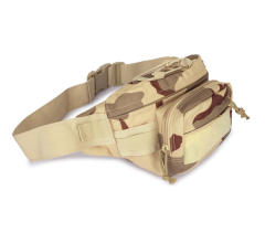 Outdoor camo pattern funny pack waist bag for men