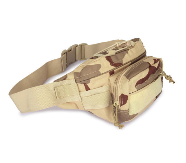 Outdoor camo pattern funny pack waist bag for men