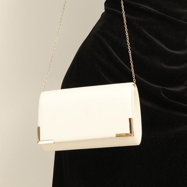 Elegant easy match PU leather women clutch bag evening bag