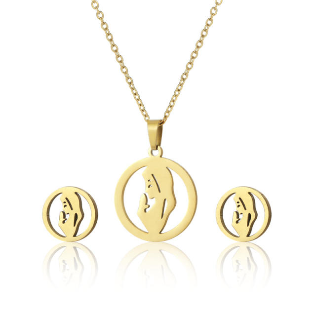 Dainty mother's day gift necklace set