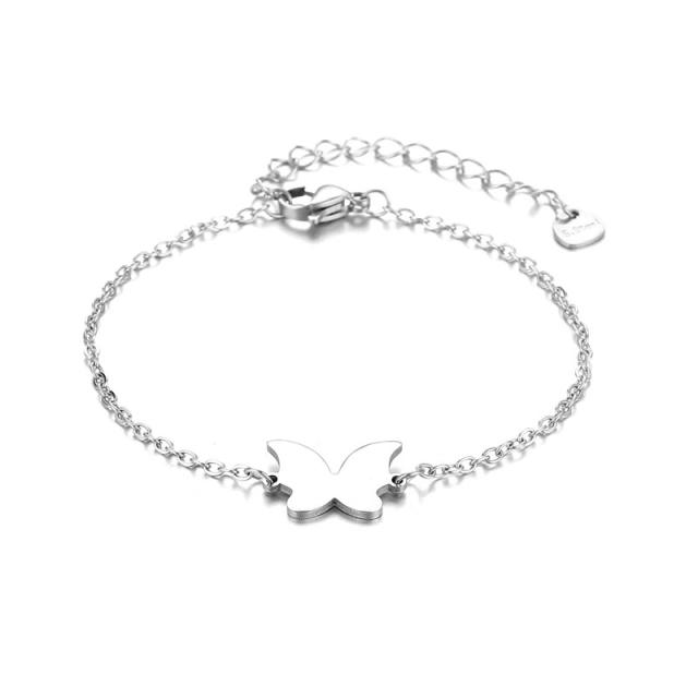 Popular butterfly stainless steel bracelet