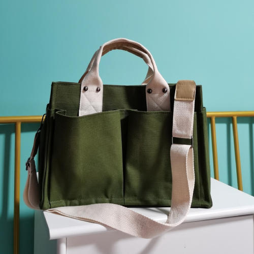 Large capacity canvas tote bag for women