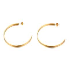 Hot sale super popular big hoop stainless steel earrings