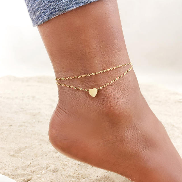 Hot sale stainless steel anklet collection