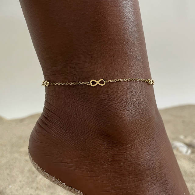 Hot sale stainless steel anklet collection