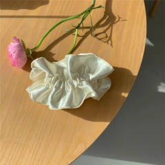 Y2K spring plain color satin scrunchies hair ties