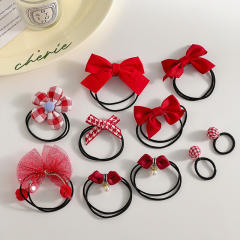Cute candy color hair ties set for kids