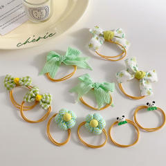 Cute candy color hair ties set for kids