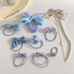 Cute candy color hair ties set for kids
