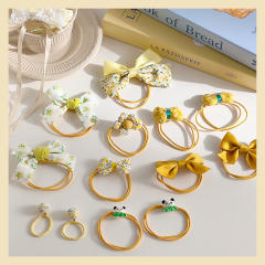 Cute candy color hair ties set for kids