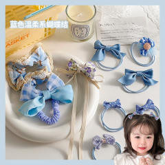 Cute candy color hair ties set for kids