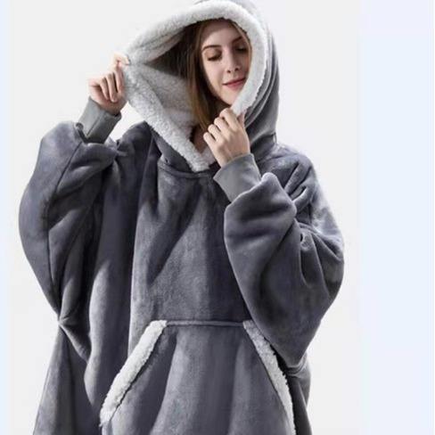 Super warm berber Fleece oversize sweatshirt blankets