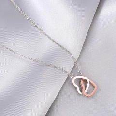 Dainty diamond heart dainty necklace mother's day gift
