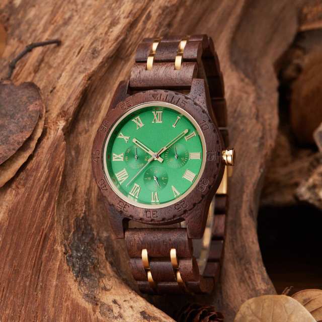 Classic natural Quartz watch wooden watch for men