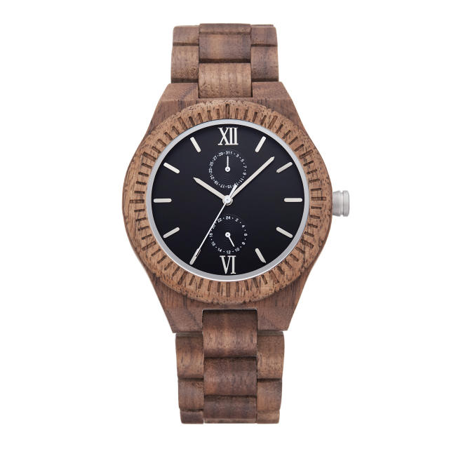 Hot sale natural Quartz watch wooden watch for men