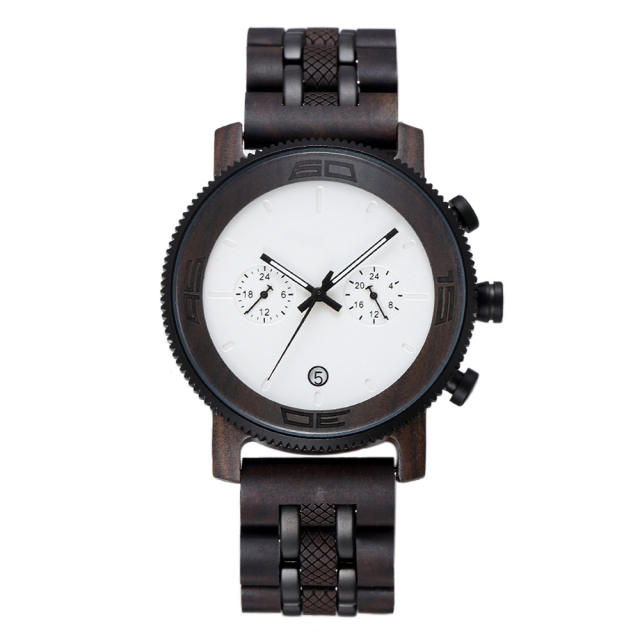 Hot sale waterproof Quartz watch wooden watch for men