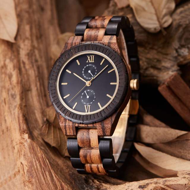 Hot sale natural Quartz watch wooden watch for men