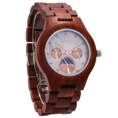 Classic easy match quartz watch wooden watch for men women