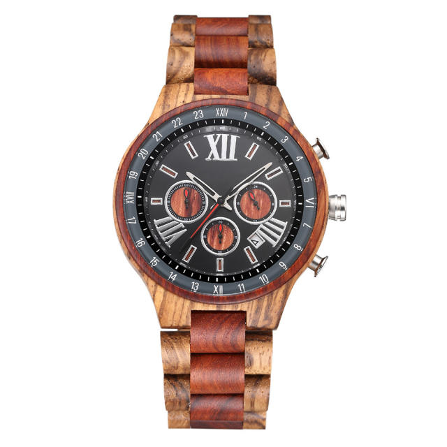 Hot sale wooden watches quartz watch for men
