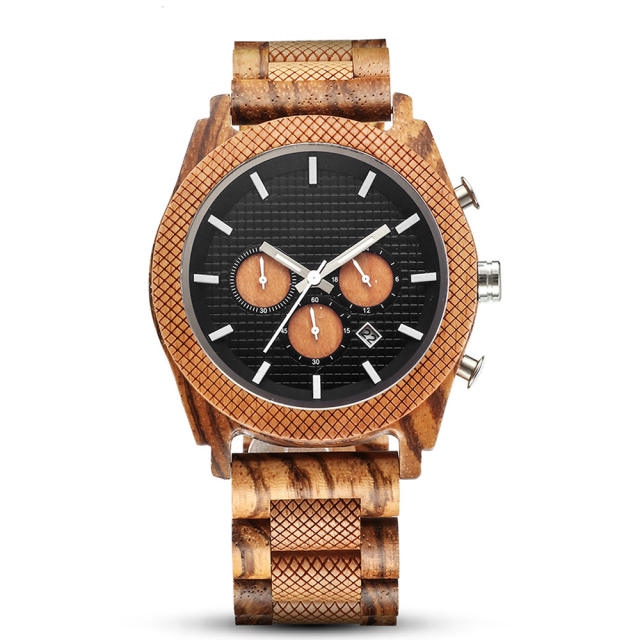 Popular easy amtch wooden watch quartz watch for men