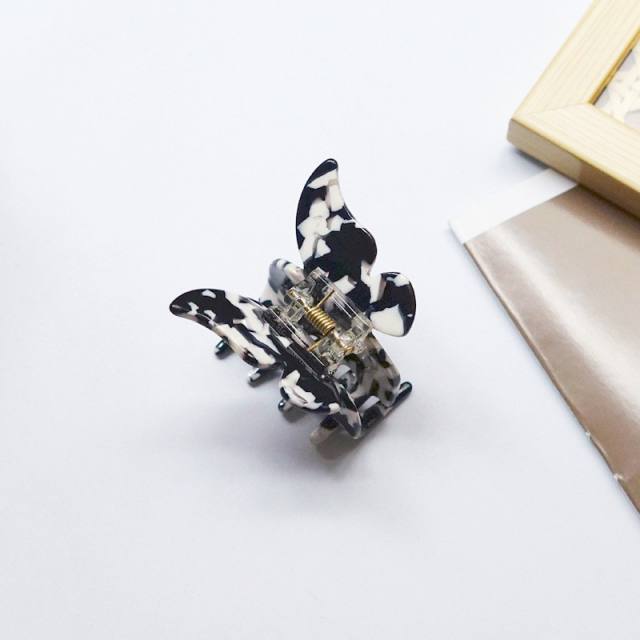 5.5CM super pretty hot sale butterfly samll hair claw clips