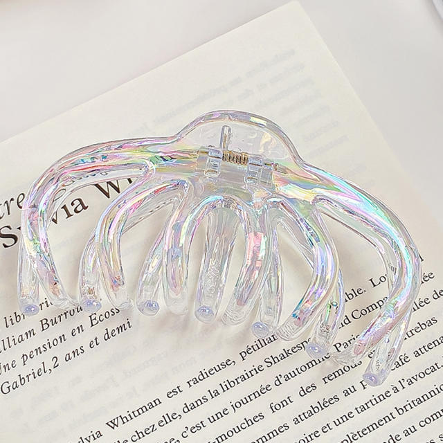 Hot sale AB color large size hair claw clips collection for women