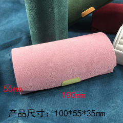 Cute portable velvet jewelry box travel jewelry box