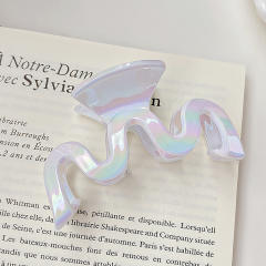 Hot sale AB color large size hair claw clips collection for women