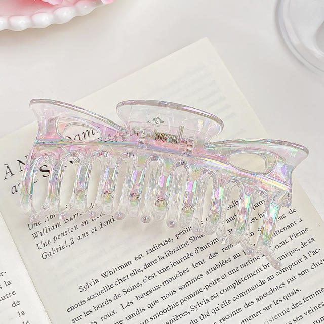 Hot sale AB color large size hair claw clips collection for women