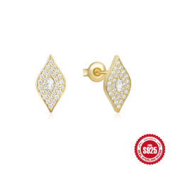925 sterling silver colorful enamel heart studs earrings collection