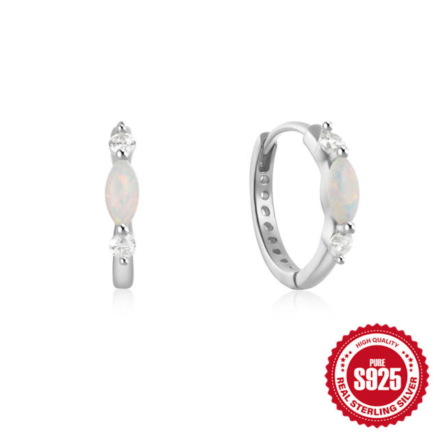 925 sterling silver diamond huggie earrings collection