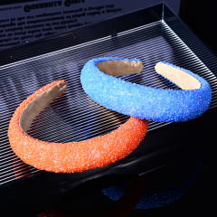 Popular diamond padded headband