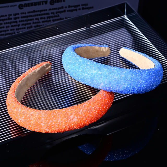 Popular diamond padded headband