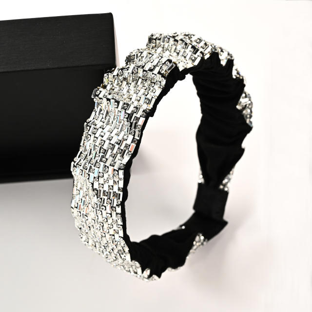 Spring summer colorful diamond scrunchies headband diamond headband
