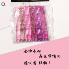 Korean fashion spring candy color gliter bobby pins set