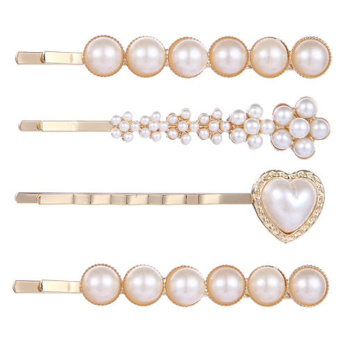 Korean fashion pearl beaded bobby pins