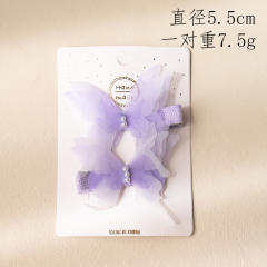 Springs pretty butterfly duckbill hair clips for kids