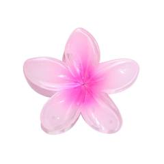8CM large size plumeria flower shape hot sale hair claw clips