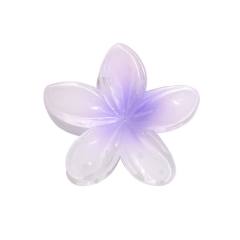 8CM large size plumeria flower shape hot sale hair claw clips