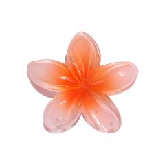 8CM large size plumeria flower shape hot sale hair claw clips