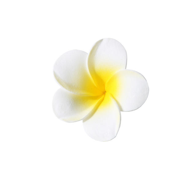 Popular beach holiday plumeria flower duckbill hair clips collection